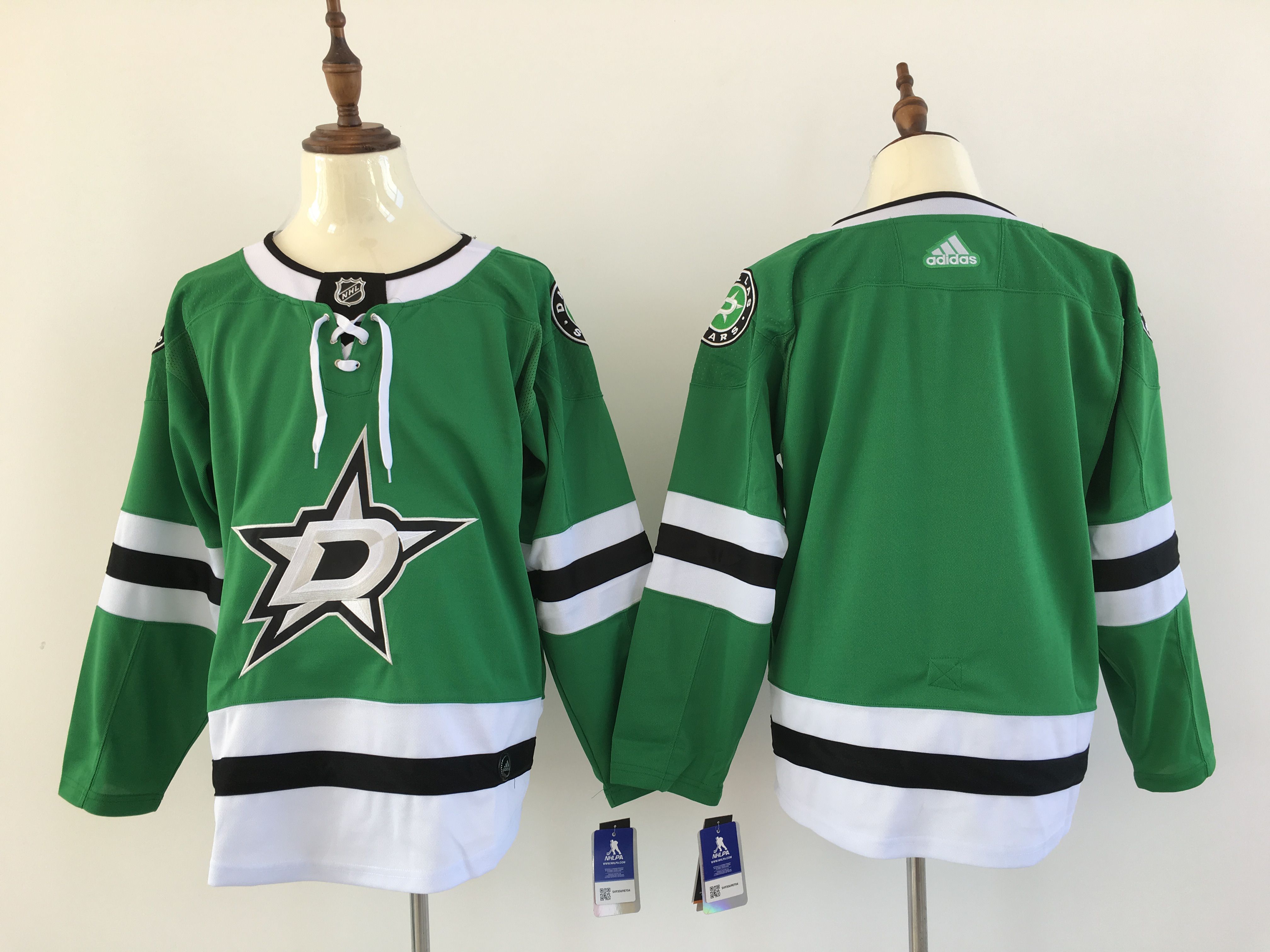 Men Dallas Stars Blank Green Hockey Stitched Adidas NHL Jerseys